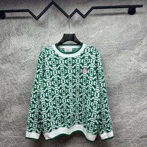 Casablanca 2025 New Unisex Long-Sleeved Sweater